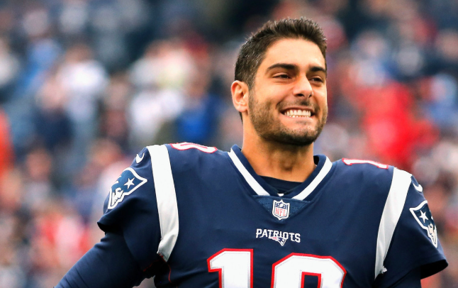 Will Jimmy Garoppolo play in an NFL regular-season game during the 2026 season?