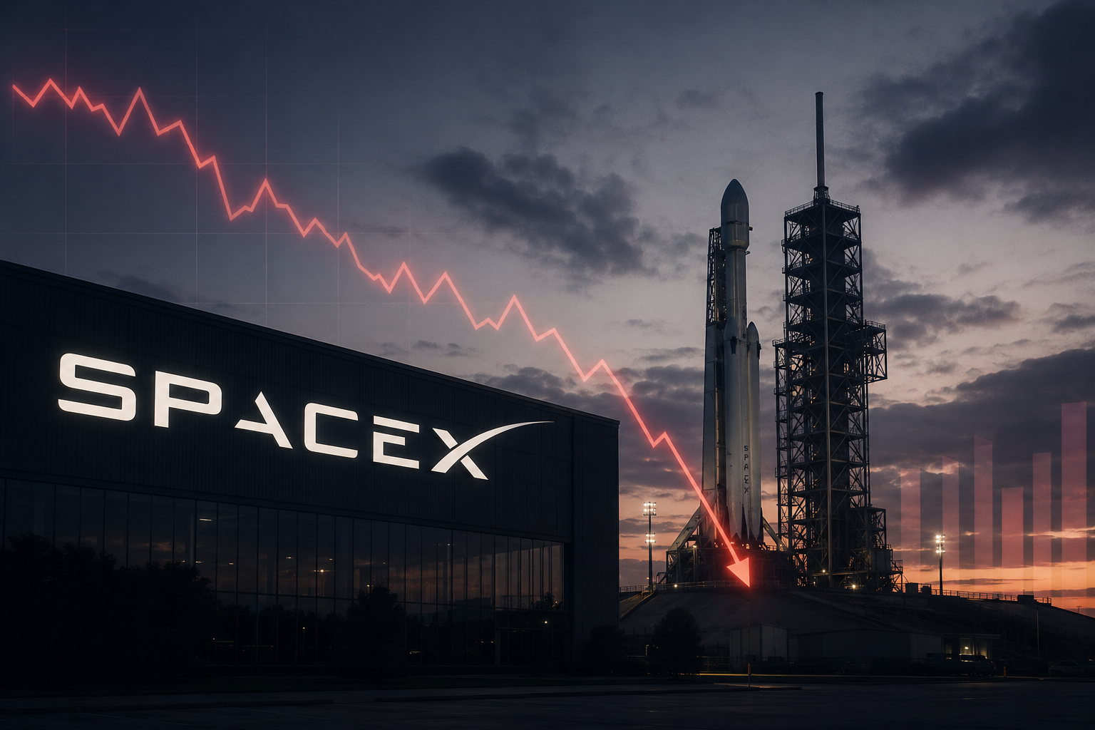Fly Me to The Moon - SpaceX Falls Below IPO Price as Short Bets Mount
