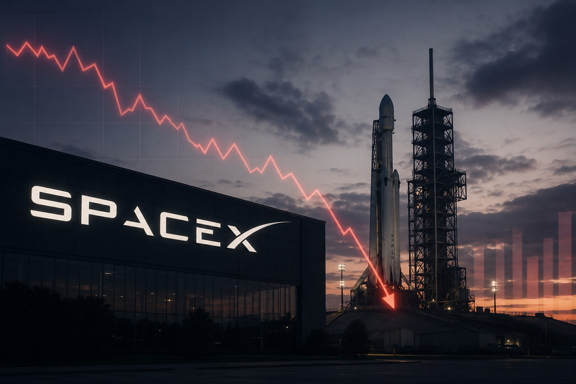 SpaceX Falls Below IPO Price as Short Bets Mount